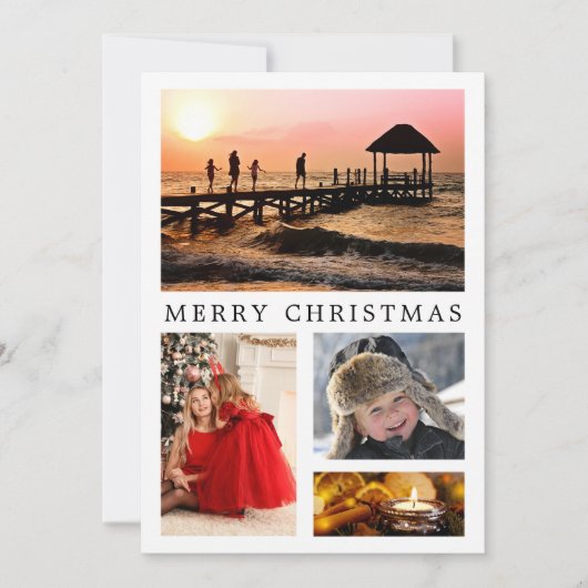 Uw Feestdagen voor het kleuren van uw foto's Feestdagenkaart (Voorkant)