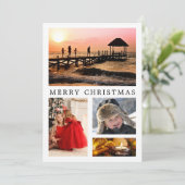 Uw Feestdagen voor het kleuren van uw foto's Feestdagenkaart (Staand voorkant)