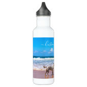 Uw Fles van het Fotowater met Douanetekst (Links)