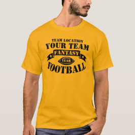 UW FOOTBALL BALK JAAR MET TEAM FANTASY T-SHIRT