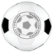 Uw Football Club Naam op Voetbal (Gedraaid)