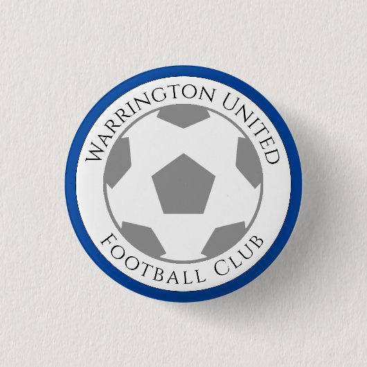 Uw Football Club Name Button (Voorkant)