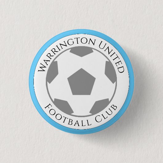 Uw Football Club Name Button (Voorkant)