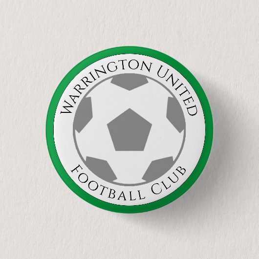 Uw Football Club Name Button (Voorkant)