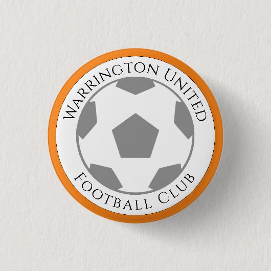 Uw Football Club Name Button (Voorkant)