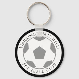 Uw Football Club Name Sleutelhanger