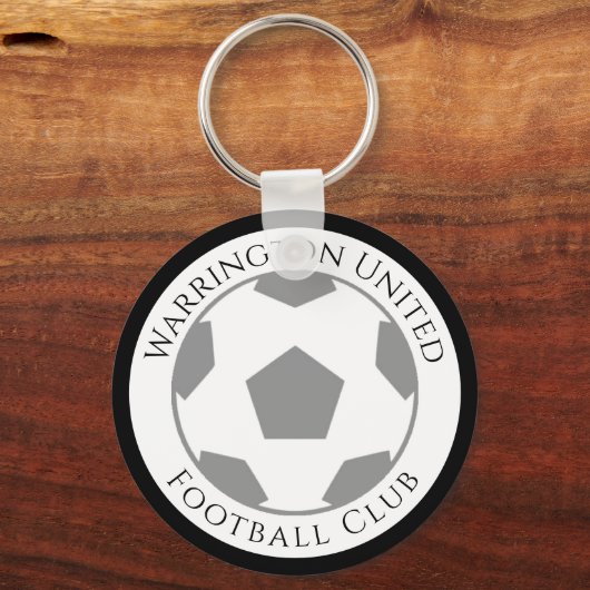 Uw Football Club Name Sleutelhanger (Voorkant)