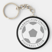 Uw Football Club Name Sleutelhanger (Voorkant)