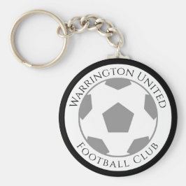 Uw Football Club Name Sleutelhanger