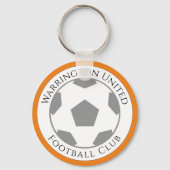 Uw Football Club Name Sleutelhanger (Voorkant)