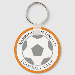 Uw Football Club Name Sleutelhanger