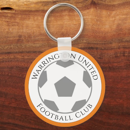 Uw Football Club Name Sleutelhanger (Voorkant)