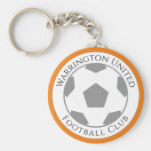 Uw Football Club Name Sleutelhanger (Voorkant)