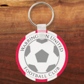 Uw Football Club Name Sleutelhanger (Voorkant)