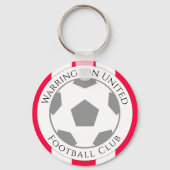 Uw Football Club Name Sleutelhanger (Achterkant)