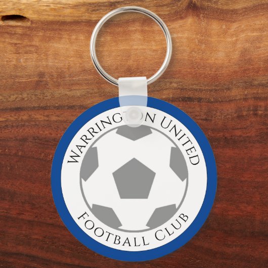 Uw Football Club Name Sleutelhanger (Achterkant)