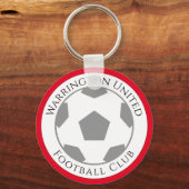 Uw Football Club Name Sleutelhanger (Voorkant)