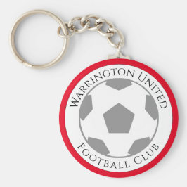 Uw Football Club Name Sleutelhanger