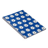 Uw Football team in blauw Notitieboek (Rechterzijde)