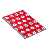 Uw Football team in rood Notitieboek (Rechterzijde)