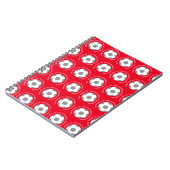 Uw Football team in rood Notitieboek (Linkerzijde)