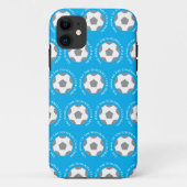 Uw Football Team in Sky Blue Case-Mate iPhone Case (Achterkant)
