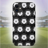 Uw Football team in zwart-wit Case-Mate iPhone Case