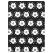 Uw Football Team in Zwart-wit Football Coach Klembord (Achterkant)