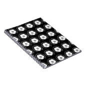 Uw Football team in zwart-wit Notitieboek (Rechterzijde)