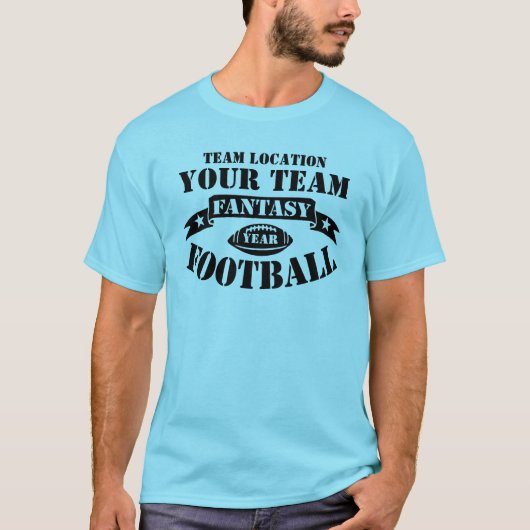 UW FOOTBALL VAN DE TEAMFANTASIE PER JAAR T-SHIRT (Voorkant)