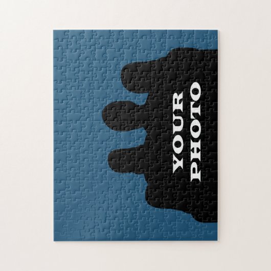 Uw foto 10 x 14 Horizontale Puzzle Sjabloon Legpuzzel (Verticaal)