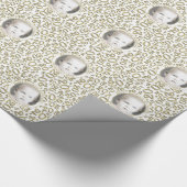 Uw foto | 20e Random-nummer wit/goud Cadeaupapier (Hoek)