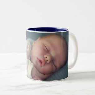 Uw foto-aandenken tweekleurige koffiemok