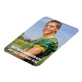 Uw Foto Aangepast Football of Uw Sport Magneet (Linkerzijde)