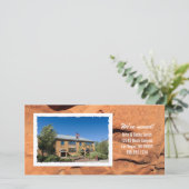 Uw foto aangepaste adreswijzigingskaart aankondiging (Staand voorkant)