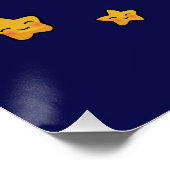 UW FOTO-AANGEPASTE Astronautische poster (Hoek)