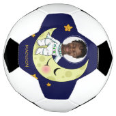 UW FOTO-AANGEPASTE Astronautische voetbal (Gedraaid)