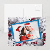 UW FOTO aangepaste kerst briefkaart (Voorkant / Achterkant)
