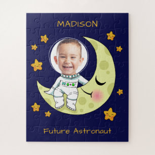 UW FOTO-aangepaste naam Astronaut puzzel
