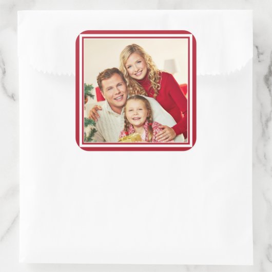 UW FOTO-AANGEPASTE stickers (Tas)