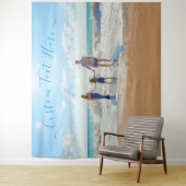 Uw Foto Aangepaste Tekst Tapestry Gepersonaliseerd Wandkleed (In situ)