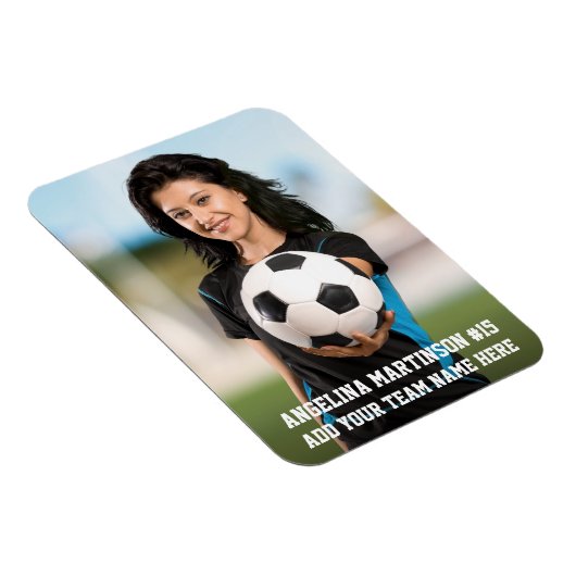 Uw foto Aangepaste Voetbal of Uw Sport Magneet (Rechterzijde)