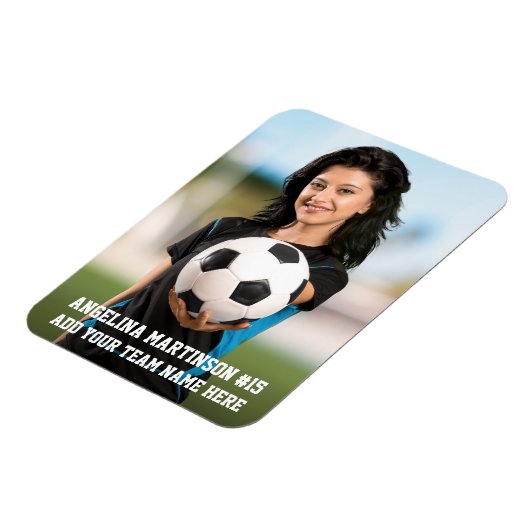 Uw foto Aangepaste Voetbal of Uw Sport Magneet (Linkerzijde)