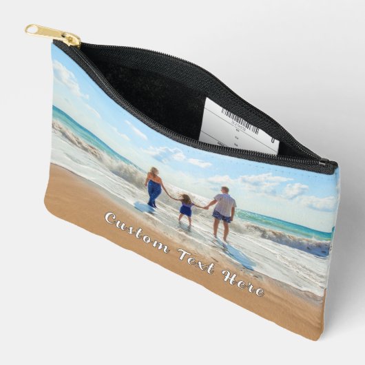 Uw foto-accessoirezak met aangepaste tekst etui (Open)