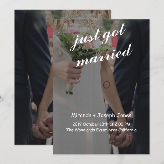 uw foto-achtergrond kaart (Voorkant / Achterkant)