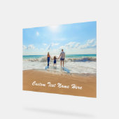 Uw Foto Acryl Teken met Aangepaste Tekst Acryl Bord (Hoek)