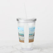 Uw foto Acryl Tumbler met aangepaste tekst Acryl Drinkbeker (Links)
