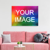 Uw foto Afbeelding Afbeelding Logo Sjabloon High C Canvas Afdruk (Insitu (Woonkamer))