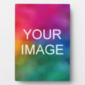 Uw foto Afbeelding Afbeelding Logo Sjabloon vertic Fotoplaat (voorkant)