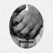 Uw foto, Afbeelding en nieuwjaarsfoto Metalen Ornament (Voorkant)